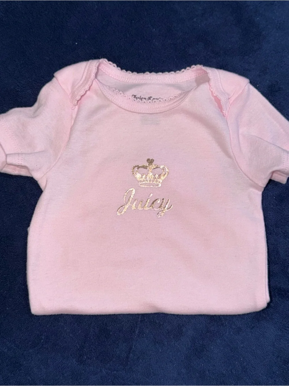 Juicy Couture Pink Heart Print | 6-9 months | 3 pieces